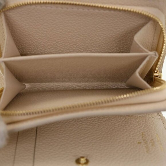 LOUIS VUITTON Monogram Empreinte Portefeuille Clare Wallet White M81927 42904S - Picture 10 of 16